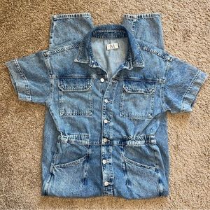 FREE PEOPLE Marci Denim Coverall size M